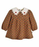 【モイモルン/moimoln / KIDS】のカミラジャガードワンピース オレンジ|ID: prp329100004626021 ipo3291000000033447223