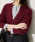【スローブ イエナ/SLOBE IENA】のフェイクレイヤードカーディガン 人気、トレンドファッション・服の通販 founy(ファニー) ファッション Fashion レディースファッション Fashion for Women トップス・カットソー Cut & Sew Tops カーディガン・羽織り Layered Style Cardigans 2025年 2025 2025-2026秋冬・A/W Autumn/Winter 2025–26 AW25–26 カーディガン Cardigan, Knitwear スラックス Slacks, Dress Pants デニム Denim, Jeans Material トレンド Trend, Trending Now ベーシック Basic, Essential 秋 Autumn thumbnail ボルドー|ID: prp329100004626046 ipo3291000000033651506