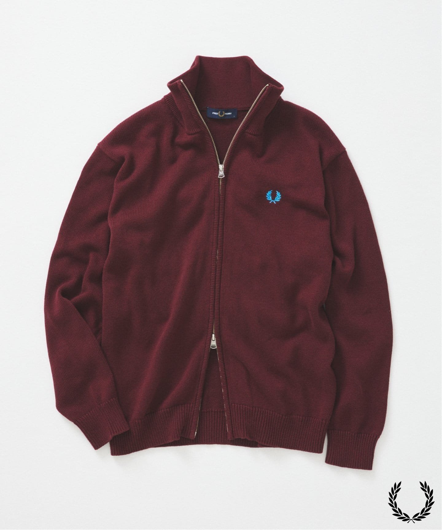 【ジャーナルスタンダード/JOURNAL STANDARD / MEN】のFRED PERRY / フレッドペリー 別注 ニット トラック ジャケット インテリア・キッズ・メンズ・レディースファッション・服の通販 founy(ファニー) 　ファッション　Fashion　メンズファッション　Fashion for Men　インナー　Innerwear　ジャケット　Jacket, Outerwear　バランス　Balance, Style Balance　フィット　Fit, Slim Fit　フロント　Front, Front Design　ベスト　Vest, Waistcoat　別注　Limited Edition, Custom Order　ミドル　Middle Length, Mid Height　ルーズ　Loose, Oversized　エレガント 上品　Elegant　ボルドー|ID: prp329100004626107 ipo3291000000033241549
