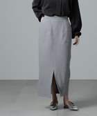 【ナノ ユニバース/nano universe】のフロントスリットタイトナロースカート 人気、トレンドファッション・服の通販 founy(ファニー) ファッション Fashion レディースファッション Fashion for Women スカート Skirts シンプル Simple, Minimal スウェット / スエット Sweatshirt, Sweatwear ストレッチ Stretch, Stretchy Fabric スリット Slit, Slit Detail フロント Front, Front Design おすすめ Recommended / Our Picks 2025年 2025 2025春夏・S/S Spring/Summer 2025 SS25 thumbnail グレー|ID: prp329100004626666 ipo3291000000033248425