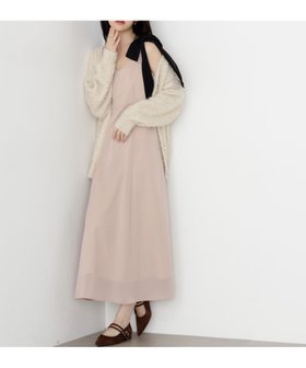 【プロポーション ボディドレッシング/PROPORTION BODY DRESSING】の《EDIT COLOGNE》肩リボンキャミワンピース 人気、トレンドファッション・服の通販 founy(ファニー) ファッション Fashion レディースファッション Fashion for Women ワンピース Dresses キャミソールワンピース Camisole Dresses アシンメトリー Asymmetrical Style カーディガン Cardigan, Knitwear キャミワンピース Cami Dress, Slip Dress シフォン Chiffon, Lightweight Fabric ショルダー Shoulder, Shoulder Strap ジョーゼット Georgette, Semi-Sheer Fabric リボン Ribbon, Bow |ID:prp329100004626694