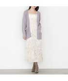 【プロポーション ボディドレッシング/PROPORTION BODY DRESSING】の《EDIT COLOGNE》刺繍ベロアキャミワンピース エクリュ1|ID: prp329100004626696 ipo3291000000033555685