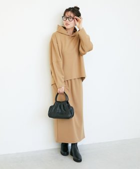 【ルクールブラン/le.coeur blanc】のダンボールニットパーカー×スカートセット 人気、トレンドファッション・服の通販 founy(ファニー) ファッション Fashion レディースファッション Fashion for Women スカート Skirts カットソー Cut and Sewn Top ストレッチ Stretch, Stretchy Fabric スリット Slit, Slit Detail セットアップ Set-Up, Coordinated Outfit パーカー Hoodie, Parka |ID:prp329100004626708