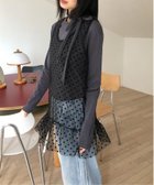【チェルカ/CERCA】のChiina/Chiina / ドットチュール 裾フリルミニワンピース 人気、トレンドファッション・服の通販 founy(ファニー) ファッション Fashion レディースファッション Fashion for Women ワンピース Dresses おすすめ Recommended / Our Picks インナー Innerwear カットソー Cut and Sewn Top チュール Tulip, Tulip Motif トレンド Trend, Trending Now ドット Polka Dot, Dot Pattern フェミニン Feminine, Girly フリル Frill, Ruffle ロング Long, Long-Length 再入荷 Restock / Back in Stock 夏 Summer 春 Spring S/S・春夏 SS, Spring/Summer, Warm Season A/W・秋冬 Autumn/Winter thumbnail ブラック|ID: prp329100004626717 ipo3291000000033352438