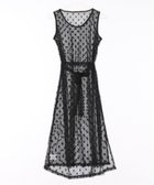 【チェルカ/CERCA】のChiina/Chiina / フラワードットシアーレースチュニック 人気、トレンドファッション・服の通販 founy(ファニー) ファッション Fashion レディースファッション Fashion for Women トップス・カットソー Cut & Sew Tops チュニック Tunic, Long Top デニム Denim, Jeans Material トレンド Trend, Trending Now ドット Polka Dot, Dot Pattern 今季 This Season, Current Season 再入荷 Restock / Back in Stock thumbnail ブラック|ID: prp329100004626745 ipo3291000000033351313
