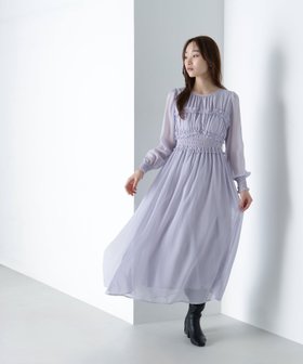 【ナチュラル ビューティー ベーシック/NATURAL BEAUTY BASIC】のフリルシャーリング楊柳ワンピース 人気、トレンドファッション・服の通販 founy(ファニー) ファッション Fashion レディースファッション Fashion for Women ワンピース Dresses おすすめ Recommended / Our Picks シャーリング Shirring, Ruched フィット Fit, Slim Fit フリル Frill, Ruffle リラックス Relax, Relaxed Fit エレガント 上品 Elegant |ID:prp329100004626764