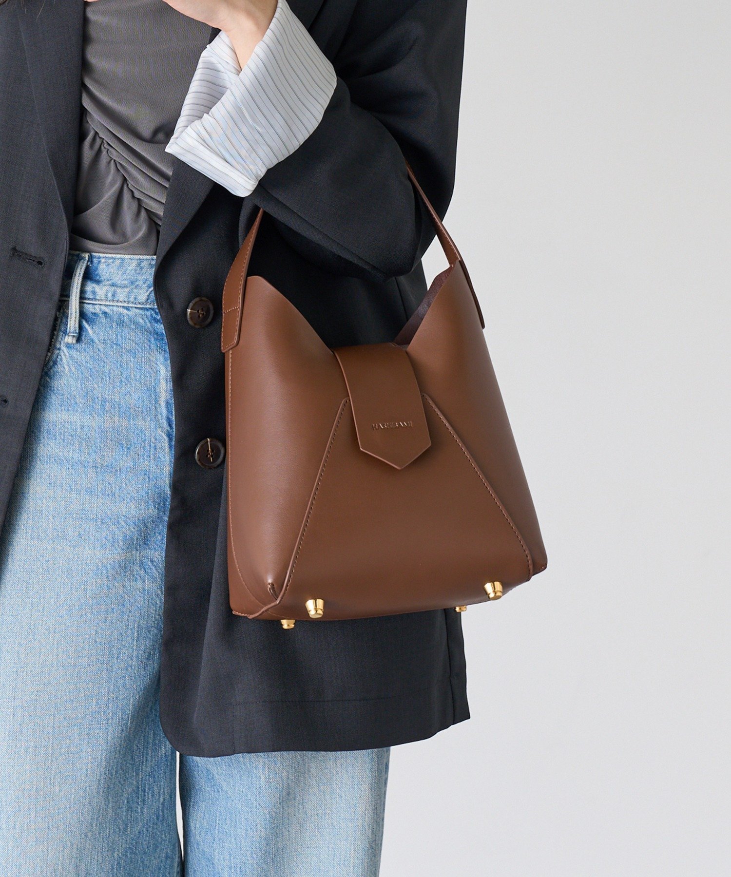 【その他のブランド/Other】のHashibami/フェズ ワンハンドルバッグ インテリア・キッズ・メンズ・レディースファッション・服の通販 founy(ファニー) 　ファッション　Fashion　レディースファッション　Fashion for Women　バッグ　Bags　コンパクト　Compact, Small Size　シンプル　Simple, Minimal　スマート　Smart, Elegant　財布　Wallet, Purse　フォルム　Silhouette, Form　マグネット　Magnet, Magnetic Closure　ラウンド　Round, Round Neck　再入荷　Restock / Back in Stock　エレガント 上品　Elegant　BRN|ID: prp329100004626890 ipo3291000000033250925