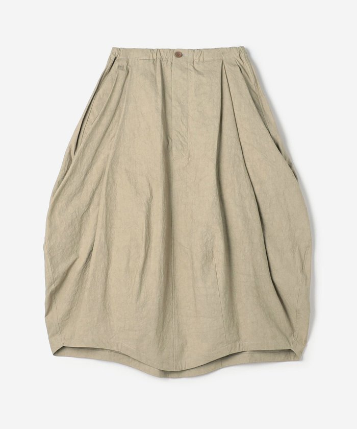 【ビショップ/Bshop】の別注 コットン コクーンスカート WOMEN インテリア・キッズ・メンズ・レディースファッション・服の通販 founy(ファニー) https://founy.com/ ファッション Fashion レディースファッション Fashion for Women スカート Skirts ドローコード Drawcord, Drawstring Cord フロント Front, Front Design プリーツ Pleats, Pleated ポケット Pocket, Pocket Detail 別注 Limited Edition, Custom Order 夏 Summer |ID: prp329100004626926 ipo3291000000033290198
