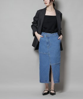 【ナノ ユニバース/nano universe】 ラップペンシルデニムスカート人気、トレンドファッション・服の通販 founy(ファニー) ファッション Fashion レディースファッション Fashion for Women スカート Skirts デニムスカート・カジュアルスカート Denim Skirts アシンメトリー Asymmetrical Style エレガント 上品 Elegant 秋 Autumn くるぶし Ankle-Length ジャケット Jacket, Outerwear ストレッチ Stretch, Stretchy Fabric スリット Slit, Slit Detail デニム Denim, Jeans Material フィット Fit, Slim Fit リメイク Remake, Reconstructed おすすめ Recommended / Our Picks 2025年 2025 2025-2026秋冬・A/W Autumn/Winter 2025–26 AW25–26 |ID:prp329100004626949