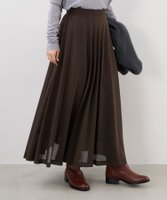 【マイカ ディール/MICA & DEAL】の吸水速乾-プリーツボイルスカート 人気、トレンドファッション・服の通販 founy(ファニー) ファッション Fashion レディースファッション Fashion for Women スカート Skirts 秋 Autumn 吸水 Absorbent, Quick-Dry フレア Flare, Flared プリーツ Pleats, Pleated リネン Linen, Linen Fabric ロング Long, Long-Length おすすめ Recommended / Our Picks |ID:prp329100004626977