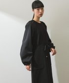 【アダム エ ロペ/ADAM ET ROPE'】の【WEB限定】スウェットコンビワンピース 人気、トレンドファッション・服の通販 founy(ファニー) ファッション Fashion レディースファッション Fashion for Women ワンピース Dresses アクセサリー Fashion Accessories 春 Spring コンビ Combo, Combination Style サンダル Sandals, Summer Shoes スウェット / スエット Sweatshirt, Sweatwear スニーカー Sneakers, Trainers タートル Turtleneck, Turtle Collar フィット Fit, Slim Fit ブラウジング Blouson Silhouette, Cinched Waist ポケット Pocket, Pocket Detail リラックス Relax, Relaxed Fit S/S・春夏 SS, Spring/Summer, Warm Season 夏 Summer 2025年 2025 2025春夏・S/S Spring/Summer 2025 SS25 thumbnail ブラック(01)|ID: prp329100004627017 ipo3291000000033252656