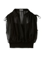 【フレイ アイディー/FRAY I.D】のチュールドッキングカシュクールカットソー 人気、トレンドファッション・服の通販 founy(ファニー) ファッション Fashion レディースファッション Fashion for Women トップス・カットソー Cut & Sew Tops カットソー・ベーシックTシャツ Cut-and-Sewn Tops / Stretch Tees & Basics インナー Innerwear エレガント 上品 Elegant ヴィンテージ Vintage Style カシュクール Wrap Design キャミ Camisole, Cami Top キャミソール Camisole, Spaghetti Strap Top シャーリング Shirring, Ruched ジャケット Jacket, Outerwear チュール Tulip, Tulip Motif ドッキング Docking, Mixed Material フィット Fit, Slim Fit リボン Ribbon, Bow |ID:prp329100004627021