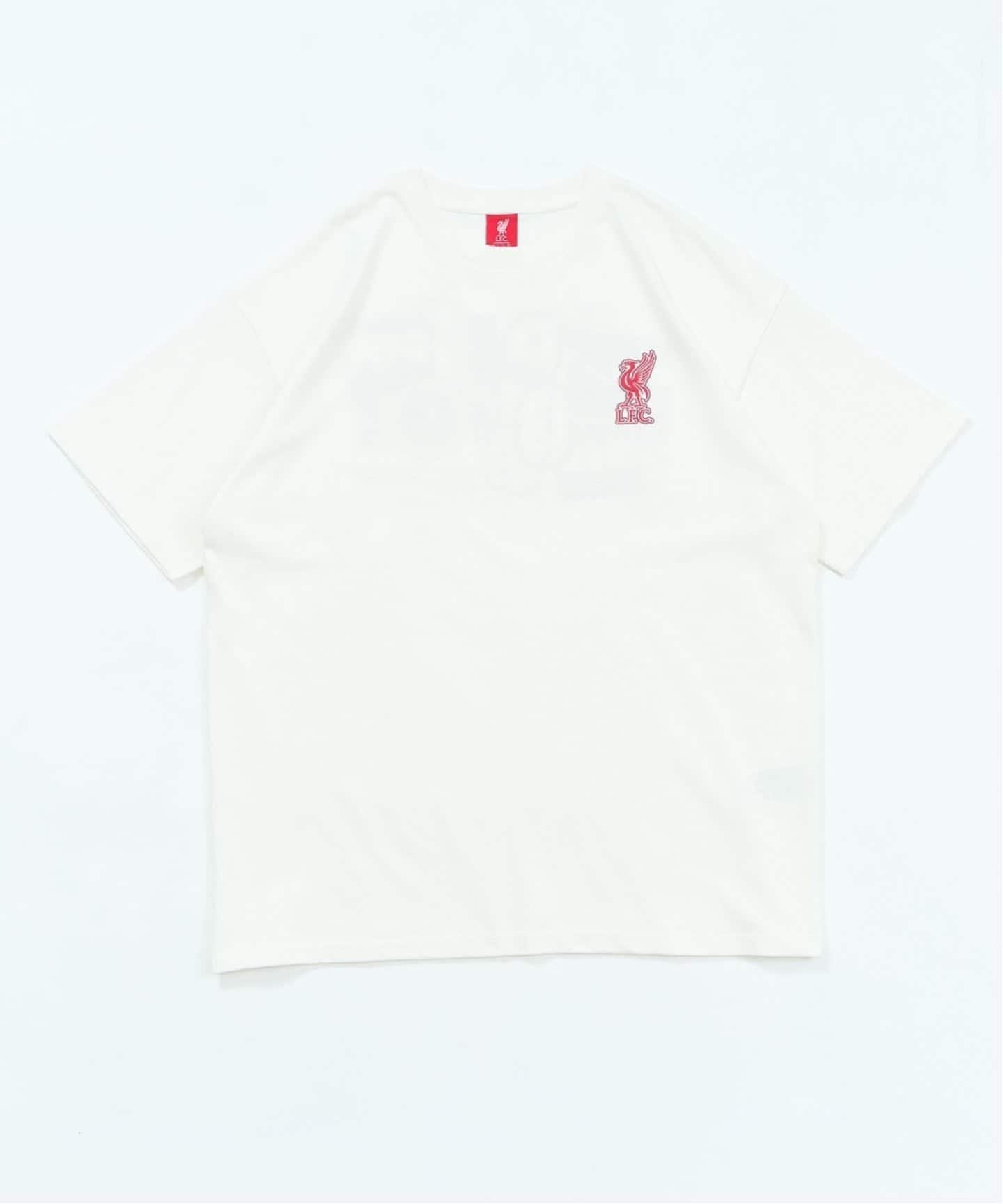 【フォーワンセブン エディフィス/417 EDIFICE】の【Liverpool FC / リバプール FC】WAPPEN BACK PRINT Tシャツ インテリア・キッズ・メンズ・レディースファッション・服の通販 founy(ファニー) 　ファッション　Fashion　レディースファッション　Fashion for Women　トップス・カットソー　Cut & Sew Tops　シャツ・ブラウス・オフィスカジュアル　Elegant Blouses & Button-Ups　ロングTシャツ・Tシャツ　Longline T-Shirts & Tees　グラフィック　Graphic, Graphic Design　トレンド　Trend, Trending Now　プリント　Print, Printed Pattern　モチーフ　Motif, Design Theme　ホワイト|ID: prp329100004627038 ipo3291000000033253081