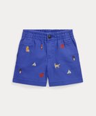 【ラルフローレン/RALPH LAUREN / KIDS】の(ベビー)Polo プレップスター エンブロイダリー チノ ショートパンツ 400ブルー|ID: prp329100004627042 ipo3291000000033507655