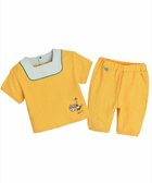 【モイモルン/moimoln / KIDS】の【セットアップ】アニマルチェッカートップス パンツ イエロー|ID: prp329100004627067 ipo3291000000033471172