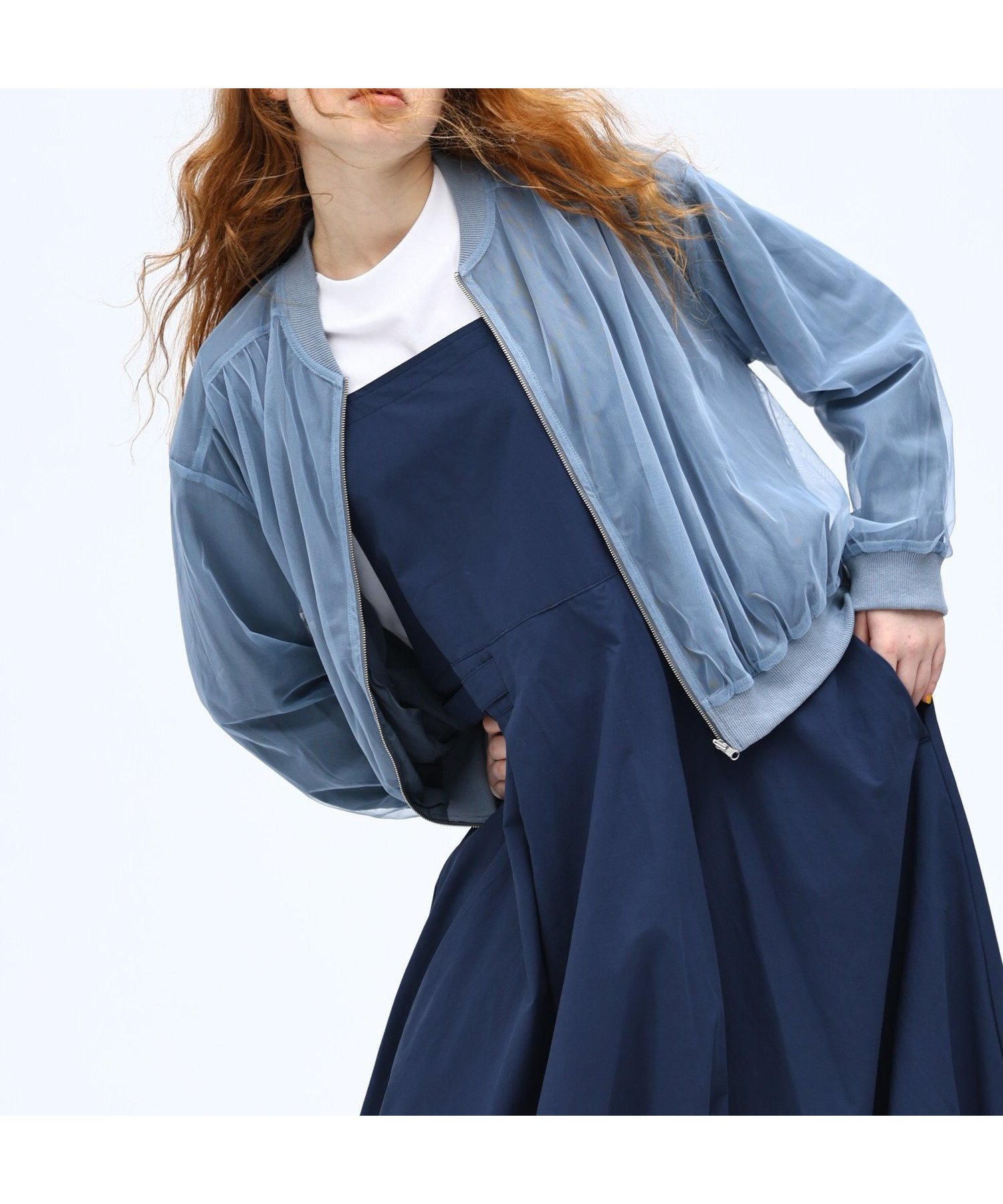 【その他のブランド/Other】の「KELEN / ケレン」 リバーシブルシアーブルゾン CHARL 人気、トレンドファッション・服の通販 founy(ファニー) 　ファッション　Fashion　メンズファッション　Fashion for Men　ギャザー　Gathered, Ruffled　スタンダード　Standard, Basic　ストライプ　Stripe, Striped Pattern　チュール　Tulip, Tulip Motif　トレンド　Trend, Trending Now　フェミニン　Feminine, Girly　ポケット　Pocket, Pocket Detail　ヨーク　Yoke, Yoke Design　リバーシブル　Reversible, Two-Sided　レース　Lace, Lace Fabric　S/S・春夏　SS, Spring/Summer, Warm Season　再入荷　Restock / Back in Stock　夏　Summer　2025年　2025　2025春夏・S/S　Spring/Summer 2025 SS25　 other-1|ID: prp329100004627270 ipo3291000000033545837