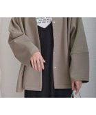 【その他のブランド/Other】のダンボールポンチノーカラーフレアーブルゾン モカ|ID: prp329100004627284 ipo3291000000033257708