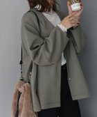 【その他のブランド/Other】のダンボールポンチノーカラーフレアーブルゾン カーキ|ID: prp329100004627284 ipo3291000000033257711