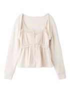 【スナイデル/SNIDEL】のボレロ×レースキャミセットアップ CORAL[062]|ID:prp329100004627292