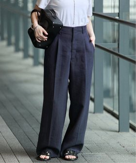 【ヴェルメイユ パー イエナ/VERMEIL par iena】のタックギャザーパンツ 人気、トレンドファッション・服の通販 founy(ファニー) ファッション Fashion レディースファッション Fashion for Women パンツ Pants & Trousers 2025年 2025 2025春夏・S/S Spring/Summer 2025 SS25 おすすめ Recommended / Our Picks クロップド Cropped, Short Length フロント Front, Front Design リネン Linen, Linen Fabric レース Lace, Lace Fabric エレガント 上品 Elegant |ID:prp329100004627301
