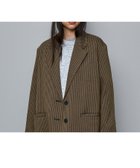 【ノミネ/NOMINE】の【ユニセックス】オーバーサイズ テーラードジャケット(チェック・無地) 人気、トレンドファッション・服の通販 founy(ファニー) ファッション Fashion レディースファッション Fashion for Women アウター Coat / Outerwear Collection レディースジャケット・軽アウター Jackets テーラードジャケット / 通勤・きれいめスタイル Tailored Jackets & Blazers おすすめ Recommended / Our Picks スタイリッシュ Stylish, Fashionable スリット Slit, Slit Detail チェック Check, Plaid, Tartan バランス Balance, Style Balance ベーシック Basic, Essential メンズ Men's, Menswear 無地 Plain, Solid Color thumbnail ブラウン|ID: prp329100004627315 ipo3291000000033565653