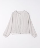 【その他のブランド/Other】のラメ シアー ノーカラーブルゾン -ハンドウォッシャブル- A DAY IN THE LIFE OFF WHITE|ID: prp329100004627320 ipo3291000000033258483