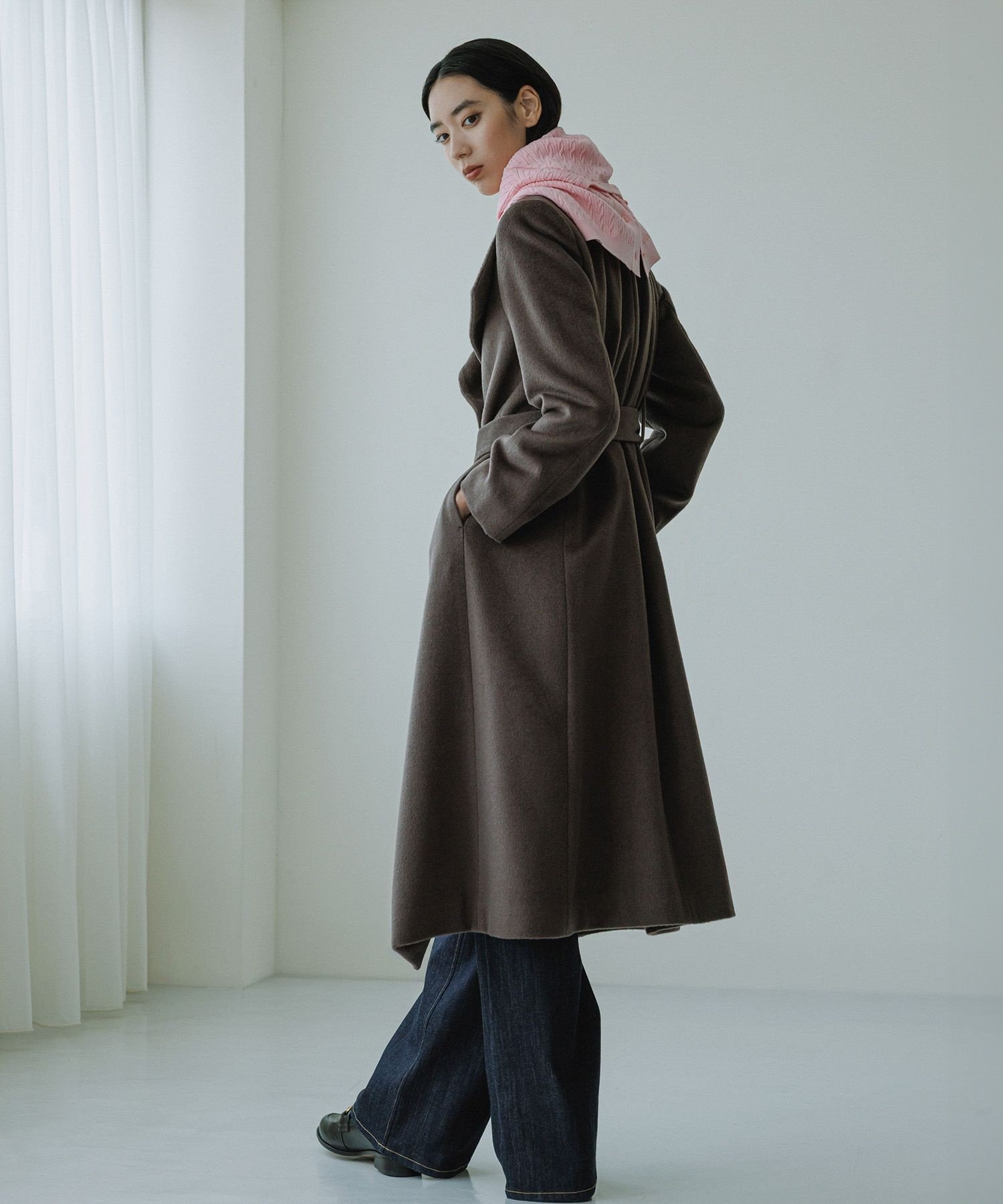 【ロペ/ROPE'】のプレミアムカシミヤ ロングコート【逸品・マルチWAY】【25AW】 インテリア・キッズ・メンズ・レディースファッション・服の通販 founy(ファニー) 　ファッション　Fashion　レディースファッション　Fashion for Women　アウター　Coat / Outerwear Collection　コート・ロングコート・ピーコート　Long Coats, Peacoats & More　今季　This Season, Current Season　ジャケット　Jacket, Outerwear　スタンド　Stand Collar, Upright Stand　タイトスカート　Pencil Skirt, Tight Skirt　ダブル　Double, Double-Breasted　デコルテ　Décolleté, Neckline　トライアングル　Triangle, Triangular Shape　定番　Standard, Basic Item　人気　Popular, Best Seller　プレミアム　Premium, High-End　ポケット　Pocket, Pocket Detail　ロング　Long, Long-Length　A/W・秋冬　Autumn/Winter　おすすめ　Recommended / Our Picks　エレガント 上品　Elegant　セレモニー　Ceremony　ビジネス 仕事 通勤　Business / Work / Commuting　2025年　2025　2025-2026秋冬・A/W　Autumn/Winter 2025–26 AW25–26　ダークブラウン(20)|ID: prp329100004627337 ipo3291000000033436510