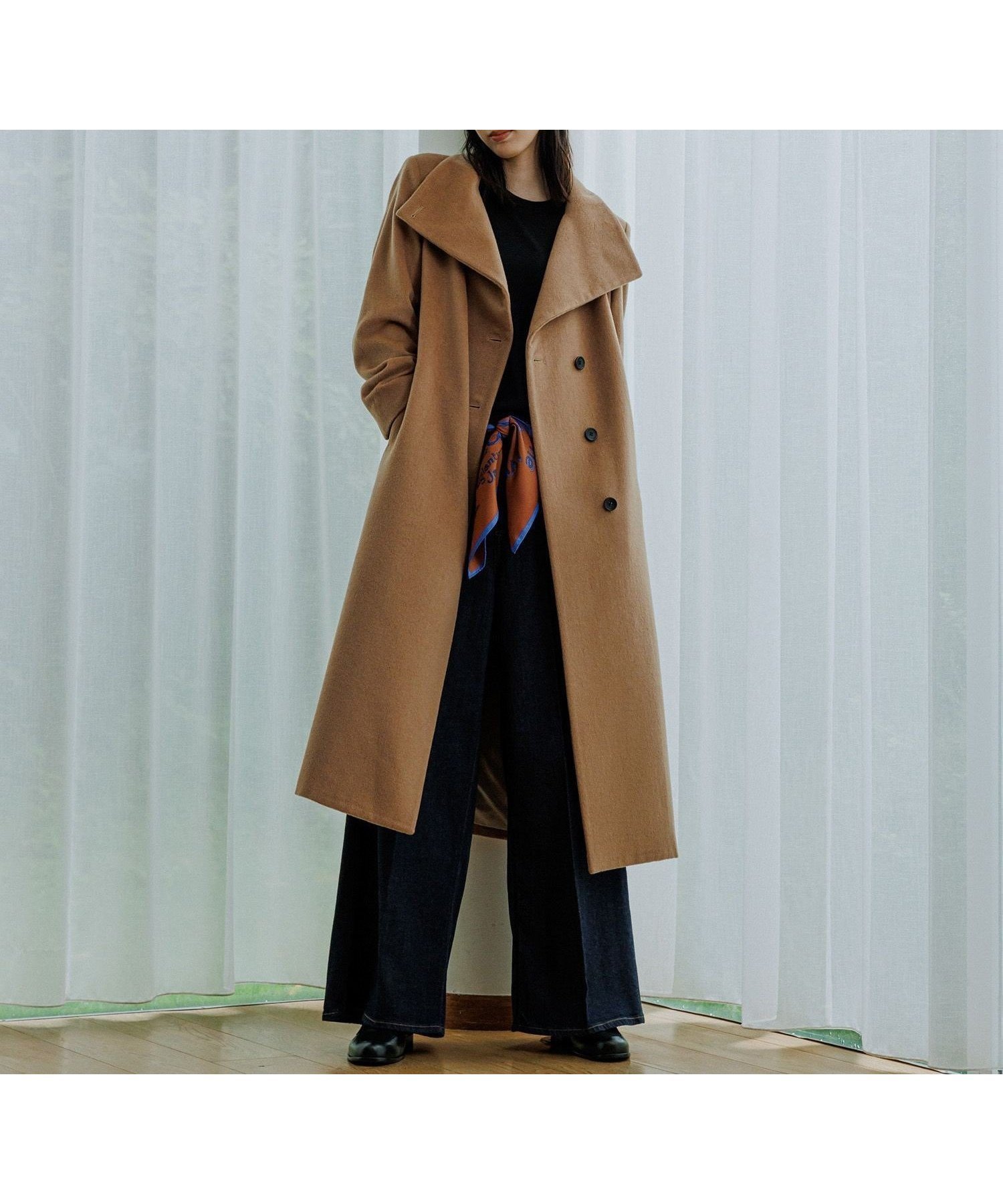 【ロペ/ROPE'】のプレミアムカシミヤ ロングコート【逸品・マルチWAY】【25AW】 インテリア・キッズ・メンズ・レディースファッション・服の通販 founy(ファニー) 　ファッション　Fashion　レディースファッション　Fashion for Women　アウター　Coat / Outerwear Collection　コート・ロングコート・ピーコート　Long Coats, Peacoats & More　今季　This Season, Current Season　ジャケット　Jacket, Outerwear　スタンド　Stand Collar, Upright Stand　タイトスカート　Pencil Skirt, Tight Skirt　ダブル　Double, Double-Breasted　デコルテ　Décolleté, Neckline　トライアングル　Triangle, Triangular Shape　定番　Standard, Basic Item　人気　Popular, Best Seller　プレミアム　Premium, High-End　ポケット　Pocket, Pocket Detail　ロング　Long, Long-Length　A/W・秋冬　Autumn/Winter　おすすめ　Recommended / Our Picks　エレガント 上品　Elegant　セレモニー　Ceremony　ビジネス 仕事 通勤　Business / Work / Commuting　2025年　2025　2025-2026秋冬・A/W　Autumn/Winter 2025–26 AW25–26　キャメル(25)|ID: prp329100004627337 ipo3291000000033436512
