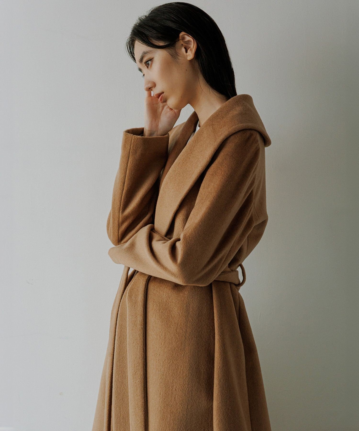 【ロペ/ROPE'】のプレミアムカシミヤ ショールカラーコート【25AW】 インテリア・キッズ・メンズ・レディースファッション・服の通販 founy(ファニー) 　ファッション　Fashion　レディースファッション　Fashion for Women　アウター　Coat / Outerwear Collection　コート・ロングコート・ピーコート　Long Coats, Peacoats & More　エレガント 上品　Elegant　ショール　Shawl, Wrap　スタイリッシュ　Stylish, Fashionable　ダブル　Double, Double-Breasted　ドレス　Dress, One-Piece　プレミアム　Premium, High-End　ポケット　Pocket, Pocket Detail　おすすめ　Recommended / Our Picks　2025年　2025　2025-2026秋冬・A/W　Autumn/Winter 2025–26 AW25–26　キャメル(25)|ID: prp329100004627338 ipo3291000000033258695