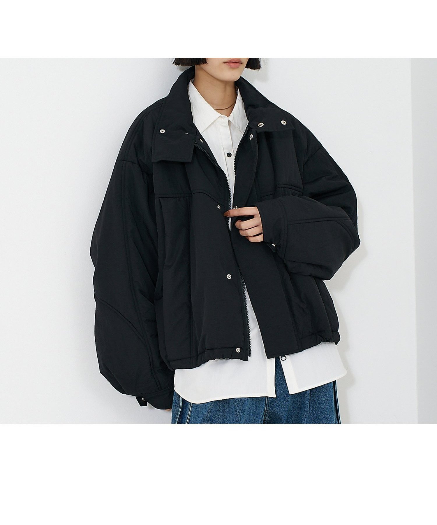 【ノミネ/NOMINE】のショート モンスターパーカー インテリア・キッズ・メンズ・レディースファッション・服の通販 founy(ファニー) 　ファッション　Fashion　レディースファッション　Fashion for Women　トップス・カットソー　Cut & Sew Tops　レディースパーカー・カジュアルフーディー　Casual Hoodies & Sweatshirts　インナー　Innerwear　コンパクト　Compact, Small Size　ショート　Short, Short Length　ジップ　Zip, Zipper　スタンド　Stand Collar, Upright Stand　バランス　Balance, Style Balance　パーカー　Hoodie, Parka　ボトム　Bottoms, Lower Wear　今季　This Season, Current Season　定番　Standard, Basic Item　ブラック|ID: prp329100004627343 ipo3291000000033398715