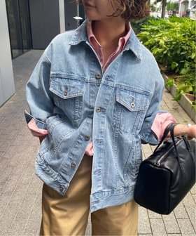 【スローブ イエナ/SLOBE IENA】のLE DENIM BIG TRUCKERジャケット 人気、トレンドファッション・服の通販 founy(ファニー) ファッション Fashion レディースファッション Fashion for Women アウター Coat / Outerwear Collection レディースジャケット・軽アウター Jackets 2025年 2025 2025-2026秋冬・A/W Autumn/Winter 2025–26 AW25–26 インナー Innerwear ジャケット Jacket, Outerwear デニム Denim, Jeans Material ブルゾン Blouson, Bomber Jacket |ID:prp329100004627353