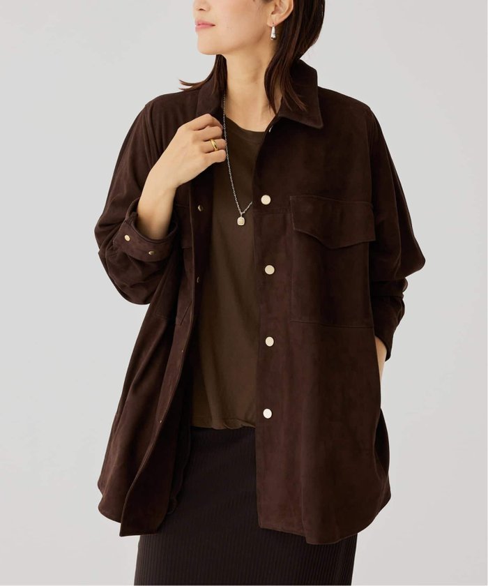 【ヴェルメイユ パー イエナ/VERMEIL par iena】のCINQUANTA チンクアンタ Blouson camoscio R-463 インテリア・キッズ・メンズ・レディースファッション・服の通販 founy(ファニー) https://founy.com/ ファッション Fashion レディースファッション Fashion for Women アウター Coat / Outerwear Collection ブルゾンジャケット・スポーティアウター Blouson Jackets 2025年 2025 2025-2026秋冬・A/W Autumn/Winter 2025–26 AW25–26 エレガント 上品 Elegant フロント Front, Front Design ブルゾン Blouson, Bomber Jacket リュクス Luxury, Elegant, High-End, Chic |ID: prp329100004627355 ipo3291000000033258847