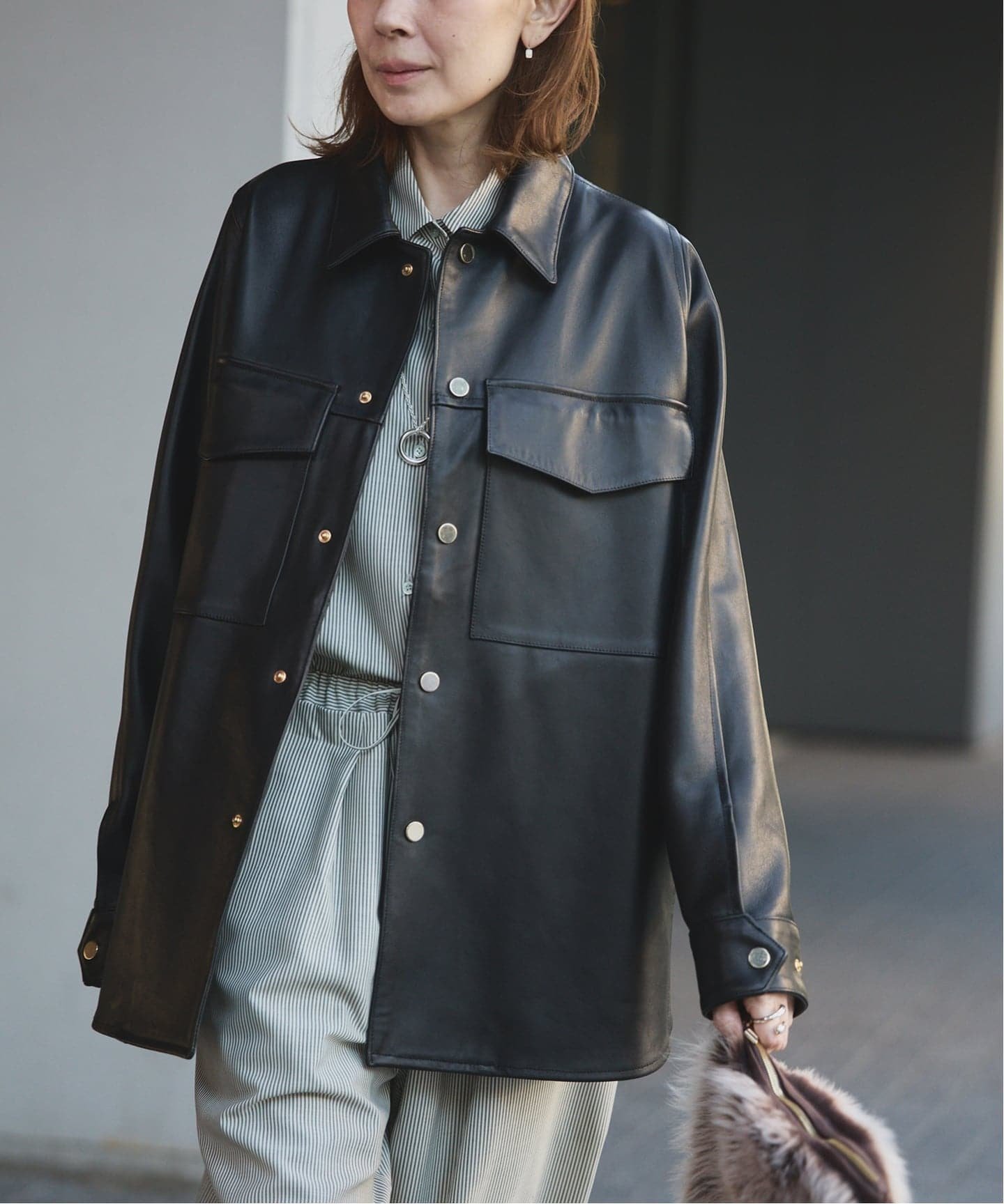 【ヴェルメイユ パー イエナ/VERMEIL par iena】のCINQUANTA チンクアンタ Bluoson Nappa R-463 人気、トレンドファッション・服の通販 founy(ファニー) 　ファッション　Fashion　レディースファッション　Fashion for Women　2025年　2025　2025-2026秋冬・A/W　Autumn/Winter 2025–26 AW25–26　クラシック　Classic, Timeless Style　フラップ　Flap, Flap Pocket　フロント　Front, Front Design　ブルゾン　Blouson, Bomber Jacket　ポケット　Pocket, Pocket Detail　エレガント 上品　Elegant　 other-1|ID: prp329100004627356 ipo3291000000033568143