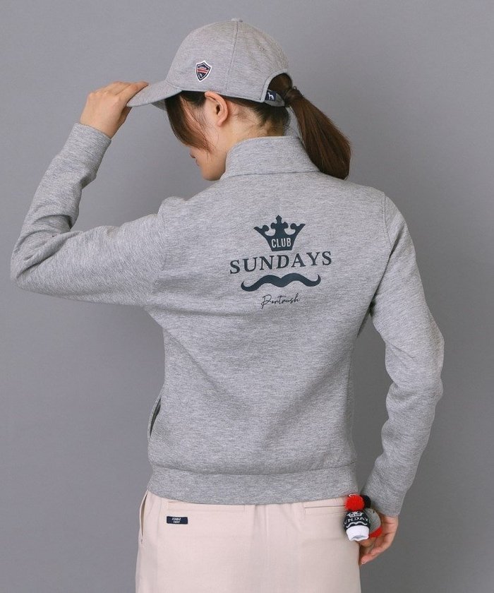 【アダバット/adabat】の【ADABAT NAVY】ライトスムースジップブルゾン インテリア・キッズ・メンズ・レディースファッション・服の通販 founy(ファニー) https://founy.com/ ファッション Fashion レディースファッション Fashion for Women アウター Coat / Outerwear Collection ブルゾンジャケット・スポーティアウター Blouson Jackets カットソー Cut and Sewn Top ゴルフ Golf シルバー Silver, Metallic Silver シンプル Simple, Minimal スタイリッシュ Stylish, Fashionable ストレッチ Stretch, Stretchy Fabric スポーツ Sports, Activewear フロント Front, Front Design ブルゾン Blouson, Bomber Jacket ポケット Pocket, Pocket Detail |ID: prp329100004627365 ipo3291000000033258925