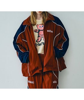 【アールエヌエー/RNA】のJ2156 バイカラートラックジャケット 人気、トレンドファッション・服の通販 founy(ファニー) ファッション Fashion レディースファッション Fashion for Women アウター Coat / Outerwear Collection レディースジャケット・軽アウター Jackets ジャケット Jacket, Outerwear スタンド Stand Collar, Upright Stand フロント Front, Front Design ルーズ Loose, Oversized |ID:prp329100004627366
