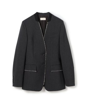 【トゥモローランド/TOMORROWLAND】の【WEB先行 】ハードウールオックスフォード ノーカラージャケット 人気、トレンドファッション・服の通販 founy(ファニー) ファッション Fashion レディースファッション Fashion for Women アウター Coat / Outerwear Collection レディースジャケット・軽アウター Jackets ノーカラージャケット / シンプル上品コーデ Collarless Jackets シェイプ Shape, Slim Fit ジャケット Jacket, Outerwear テーラード Tailored, Tailored Fit ドレープ Drape, Draping Fabric フロント Front, Front Design マニッシュ Mannish, Boyish 定番 Standard, Basic Item |ID:prp329100004627384