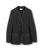 【トゥモローランド/TOMORROWLAND】の【WEB先行 】ハードウールオックスフォード ノーカラージャケット 人気、トレンドファッション・服の通販 founy(ファニー) ファッション Fashion レディースファッション Fashion for Women アウター Coat / Outerwear Collection レディースジャケット・軽アウター Jackets ノーカラージャケット / シンプル上品コーデ Collarless Jackets シェイプ Shape, Slim Fit ジャケット Jacket, Outerwear テーラード Tailored, Tailored Fit ドレープ Drape, Draping Fabric フロント Front, Front Design マニッシュ Mannish, Boyish 定番 Standard, Basic Item thumbnail 17 チャコールグレー|ID: prp329100004627384 ipo3291000000033259148