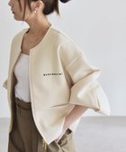 【シップス フォー ウィメン/SHIPS】のquaranciel 洗濯機可能 ポンチ ノーカラー ショート ジップ ブルゾン ナチュラル|ID: prp329100004627415 ipo3291000000033259409