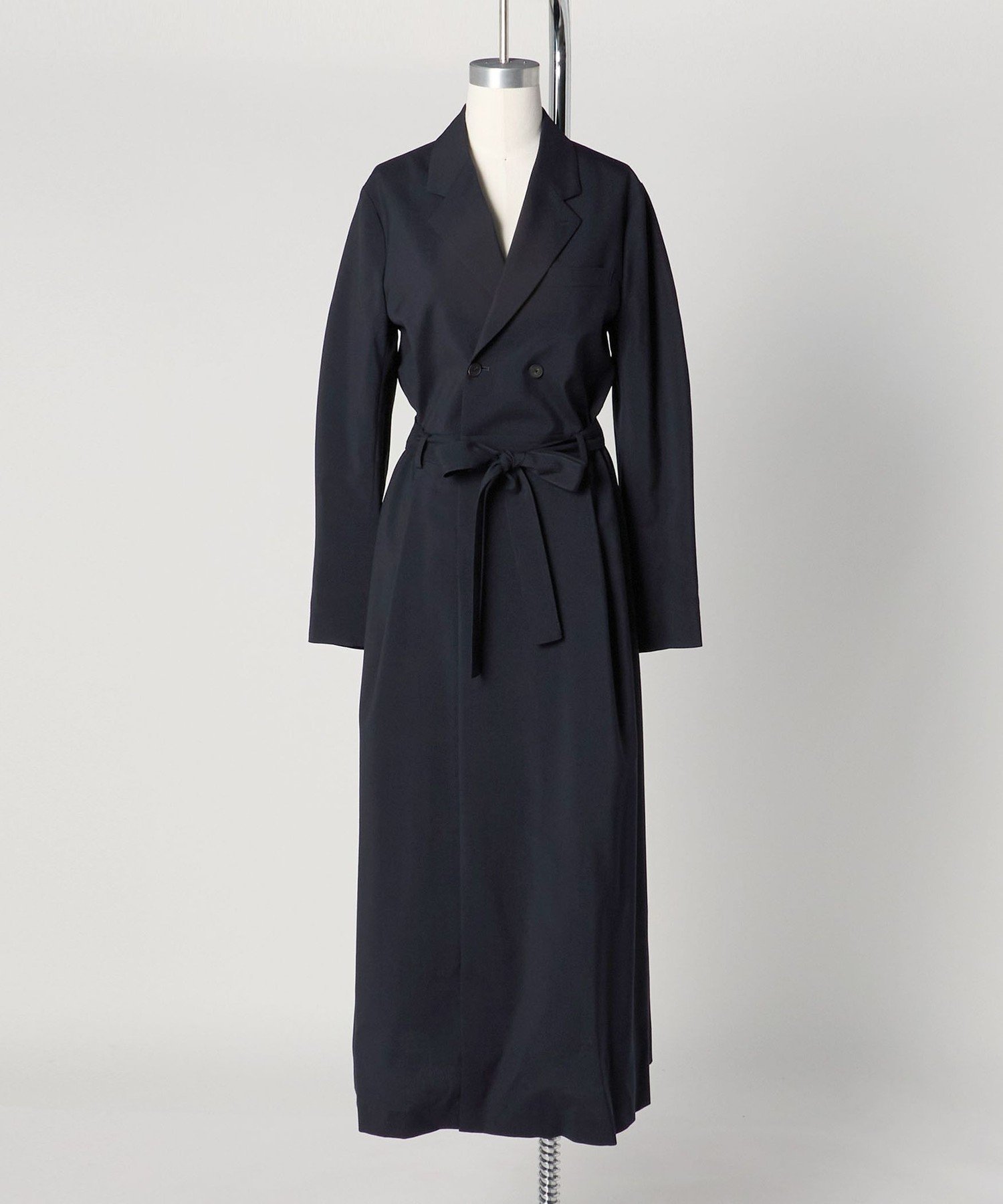 【ユナイテッドアローズ/UNITED ARROWS】のLOEFF W TORO ダブルブレスト ドレス インテリア・キッズ・メンズ・レディースファッション・服の通販 founy(ファニー) 　ファッション　Fashion　レディースファッション　Fashion for Women　ワンピース　Dresses　フォーマル・パーティードレス・結婚式用ドレス　Elegant & Casual Dresses　おすすめ　Recommended / Our Picks　エレガント 上品　Elegant　ジャケット　Jacket, Outerwear　ダブル　Double, Double-Breasted　ドレス　Dress, One-Piece　ドレープ　Drape, Draping Fabric　NAVY|ID: prp329100004627551 ipo3291000000033260906