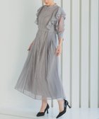【ハレモード/haremode】の【haremode ハレモード公式】フェミニンフリル7分袖レースドレス 人気、トレンドファッション・服の通販 founy(ファニー) ファッション Fashion レディースファッション Fashion for Women トップス・カットソー Cut & Sew Tops ワンピース Dresses フォーマル・パーティードレス・結婚式用ドレス Elegant & Casual Dresses シフォン Chiffon, Lightweight Fabric ドレス Dress, One-Piece フェミニン Feminine, Girly フォーマル Formal, Dressy フリル Frill, Ruffle フロント Front, Front Design プリーツ Pleats, Pleated レース Lace, Lace Fabric ロング Long, Long-Length おすすめ Recommended / Our Picks 結婚式 Wedding 披露宴 Wedding Reception 二次会 After Party thumbnail グレー|ID: prp329100004627563 ipo3291000000033350504