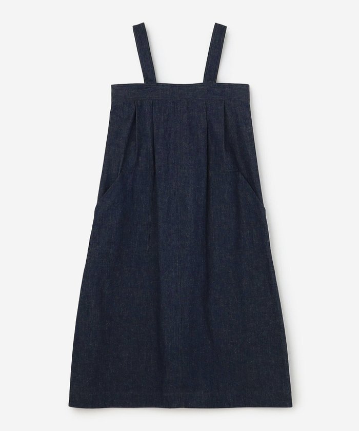 【ビショップ/Bshop】の別注 デニム ジャンパースカート WOMEN インテリア・キッズ・メンズ・レディースファッション・服の通販 founy(ファニー) https://founy.com/ ファッション Fashion レディースファッション Fashion for Women スカート Skirts シンプル Simple, Minimal デニム Denim, Jeans Material パッチ Patch, Appliqué ポケット Pocket, Pocket Detail 別注 Limited Edition, Custom Order |ID: prp329100004627574 ipo3291000000033261032