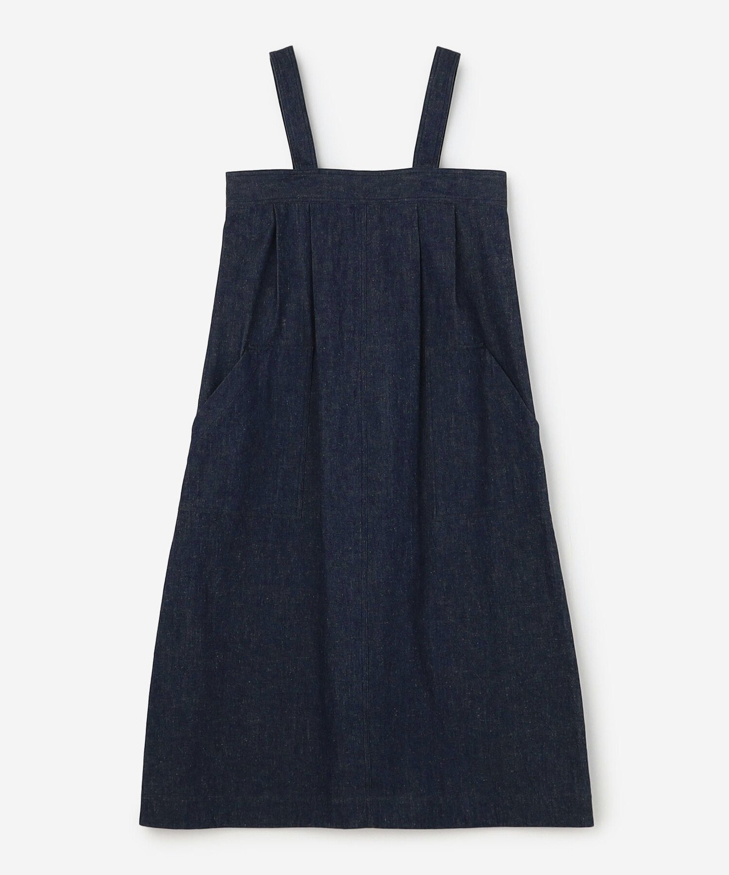 【ビショップ/Bshop】の別注 デニム ジャンパースカート WOMEN インテリア・キッズ・メンズ・レディースファッション・服の通販 founy(ファニー) 　ファッション　Fashion　レディースファッション　Fashion for Women　スカート　Skirts　シンプル　Simple, Minimal　デニム　Denim, Jeans Material　パッチ　Patch, Appliqué　ポケット　Pocket, Pocket Detail　別注　Limited Edition, Custom Order　DENIM|ID: prp329100004627574 ipo3291000000033261033