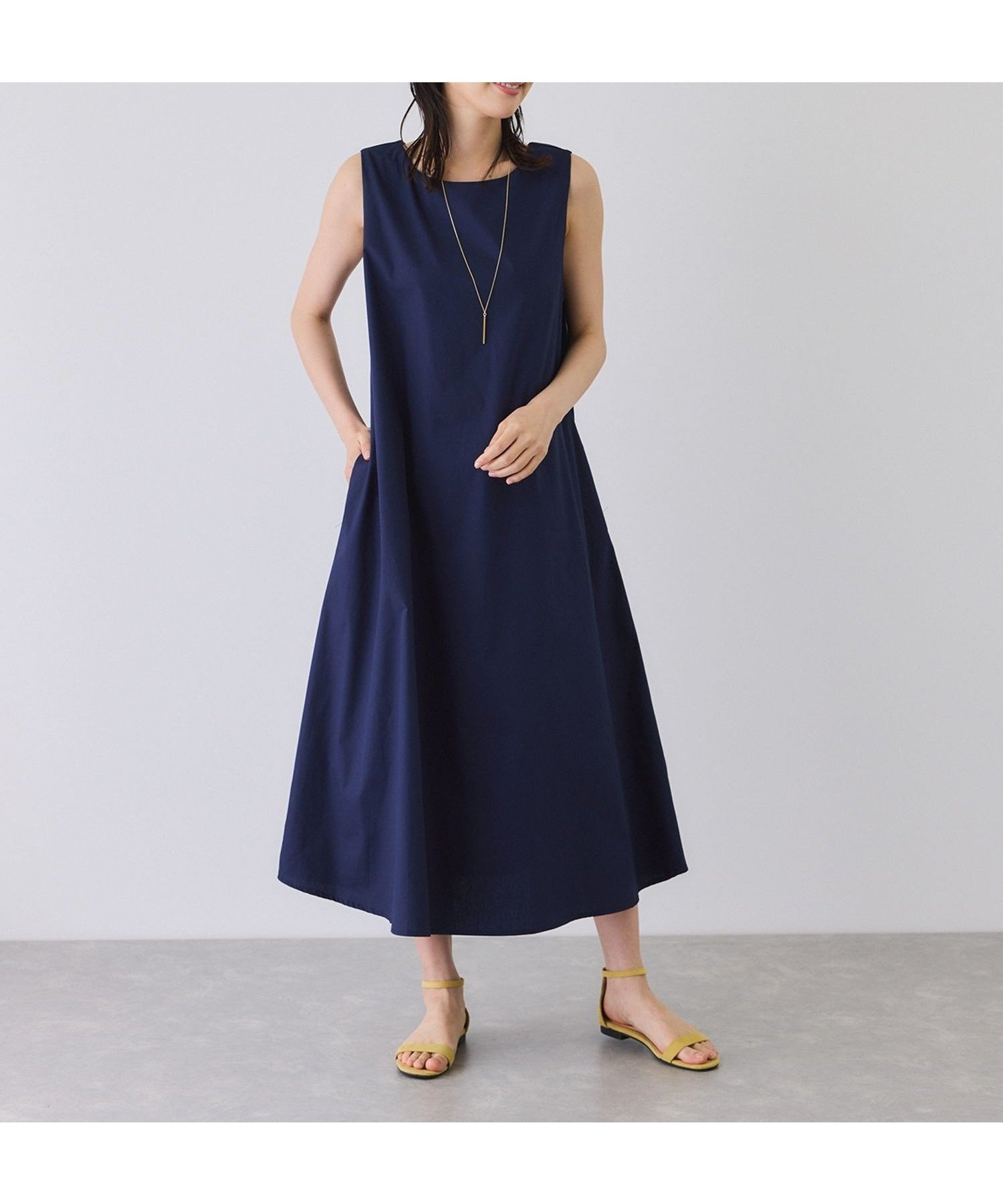 【ジャイロ/JAYRO】のノースリーブフレアワンピース インテリア・キッズ・メンズ・レディースファッション・服の通販 founy(ファニー) 　ファッション　Fashion　レディースファッション　Fashion for Women　ワンピース　Dresses　おすすめ　Recommended / Our Picks　カーディガン　Cardigan, Knitwear　ノースリーブ　Sleeveless, No-Sleeve　ポケット　Pocket, Pocket Detail　夏　Summer　春　Spring　S/S・春夏　SS, Spring/Summer, Warm Season　ネイビー(40)|ID: prp329100004627583 ipo3291000000033261105