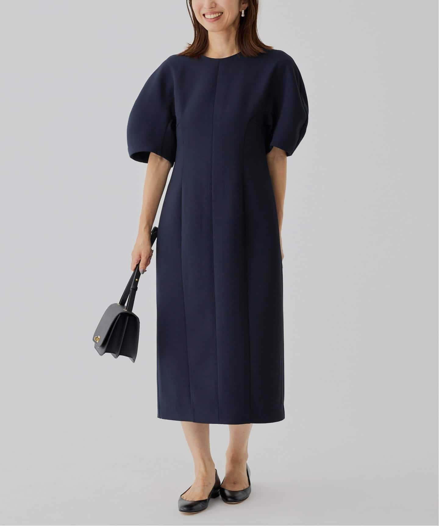 【ヴェルメイユ パー イエナ/VERMEIL par iena】のW-FACEクルーネックワンピース 人気、トレンドファッション・服の通販 founy(ファニー) 　ファッション　Fashion　レディースファッション　Fashion for Women　ワンピース　Dresses　2025年　2025　2025-2026秋冬・A/W　Autumn/Winter 2025–26 AW25–26　アクセサリー　Fashion Accessories　シンプル　Simple, Minimal　スカーフ　Scarf, Neckwear　スニーカー　Sneakers, Trainers　ソックス　Socks, Hosiery　エレガント 上品　Elegant　 other-1|ID: prp329100004627598 ipo3291000000033261151