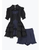 【ノエミ/NOEMIE】のゴシックドレッシーデコルテクロスセットアップ 青|ID: prp329100004627609 ipo3291000000033411780