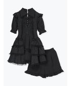 【ノエミ/NOEMIE】のゴシックドレッシーデコルテクロスセットアップ 黒|ID: prp329100004627609 ipo3291000000033411784