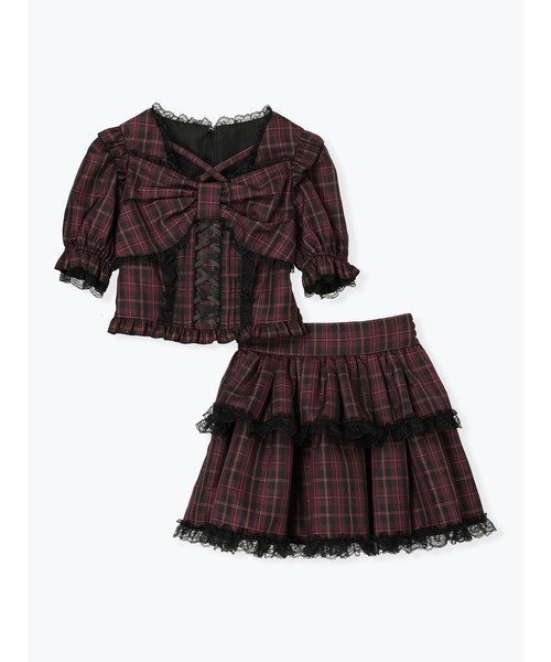 【ノエミ/NOEMIE】のデコルテチョーカーリボンセットアップ インテリア・キッズ・メンズ・レディースファッション・服の通販 founy(ファニー) https://founy.com/ ファッション Fashion レディースファッション Fashion for Women セットアップ Matching Sets インナー Innerwear ガーリー Girly, Feminine Style セットアップ Set-Up, Coordinated Outfit フロント Front, Front Design リボン Ribbon, Bow レース Lace, Lace Fabric |ID: prp329100004627610 ipo3291000000033411795