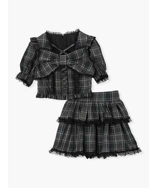 【ノエミ/NOEMIE】のデコルテチョーカーリボンセットアップ インテリア・キッズ・メンズ・レディースファッション・服の通販 founy(ファニー) 　ファッション　Fashion　レディースファッション　Fashion for Women　セットアップ　Matching Sets　インナー　Innerwear　ガーリー　Girly, Feminine Style　セットアップ　Set-Up, Coordinated Outfit　フロント　Front, Front Design　リボン　Ribbon, Bow　レース　Lace, Lace Fabric　A柄|ID: prp329100004627610 ipo3291000000033411797