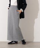 【エヌ ナチュラルビューティーベーシック/N.Natural Beauty basic】のスウェットライクナローマキシスカート 杢グレー2|ID: prp329100004627873 ipo3291000000033264692