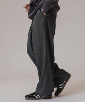 【エディフィス/EDIFICE / MEN】のW/Vi ストライプ ウルトラワイドパンツ 人気、トレンドファッション・服の通販 founy(ファニー) ファッション Fashion メンズファッション Fashion for Men ボトムス Bottoms ストライプ Stripe, Striped Pattern ストレート Straight, Straight Cut スラックス Slacks, Dress Pants ツイル Twist, Twisted Detail パターン Pattern, Design Print ワイド Wide, Wide Fit |ID:prp329100004627964